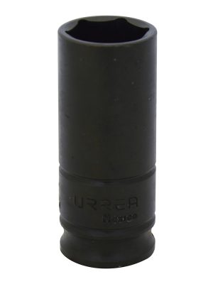 7718H.jpg 7718H - Dado de impacto largo cuadro de 3/8", 6 puntas, en pulgadas, 9/16" Urrea