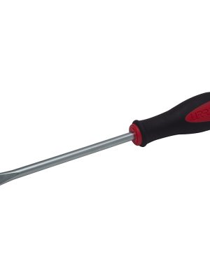 8604 - Destornillador con mango bimaterial, punta plana barra redonda 1/4" x 4" Urrea