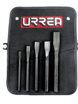 86A - Juego combinado de cinceles corta frío, 5 piezas Urrea