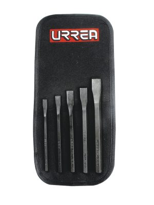 86C - Juego combinado de cinceles corta frío, 5 piezas Urrea