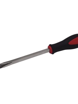 8810 - Destornillador con mango bimaterial, punta plana barra cuadrada 3/8" x 10" Urrea