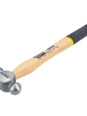 8SG - Martillo pulido de bola con mango de madera con grip de 13", 8 oz Surtek