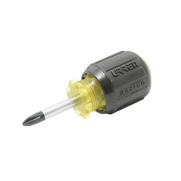 9471 - Destornillador con mango cushion grip, tipo trompo punta Phillips barra redonda #2 x 1-3/8 Urrea