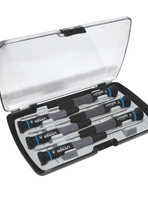 9501BT - Juego de destornilladores de precisión combinados, 15 piezas en caja plástica Urrea