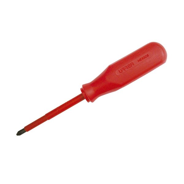 9700 - Destornillador rojo 1000 V, punta phillips #0 x 2-3/8" Urrea