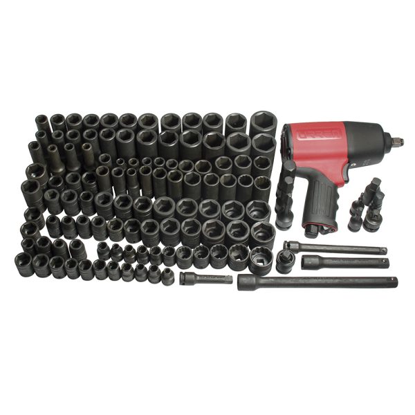 98152 - Juego intermedio industrial impacto combinado 118 piezas, sin gabinete Urrea