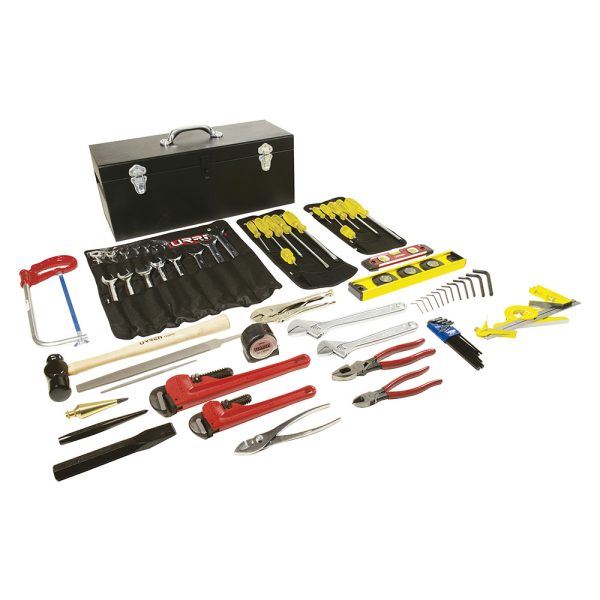 98160 - Juego básico industrial para instrumentista de montaje en pulgadas, 68 piezas caja D7C20 Urrea