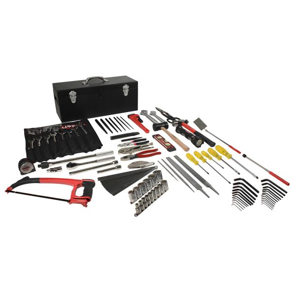 98165.jpg 98165 - Juego básico industrial para mecánico en pulgadas 93 piezas, con caja D7C20 Urrea