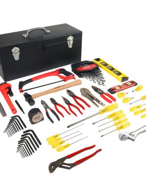 98166.jpg 98166 - Juego básico industrial para eléctrico en pulgadas 65 piezas, con caja D7C20 Urrea