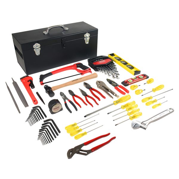 98166.jpg 98166 - Juego básico industrial para eléctrico en pulgadas 65 piezas, con caja D7C20 Urrea