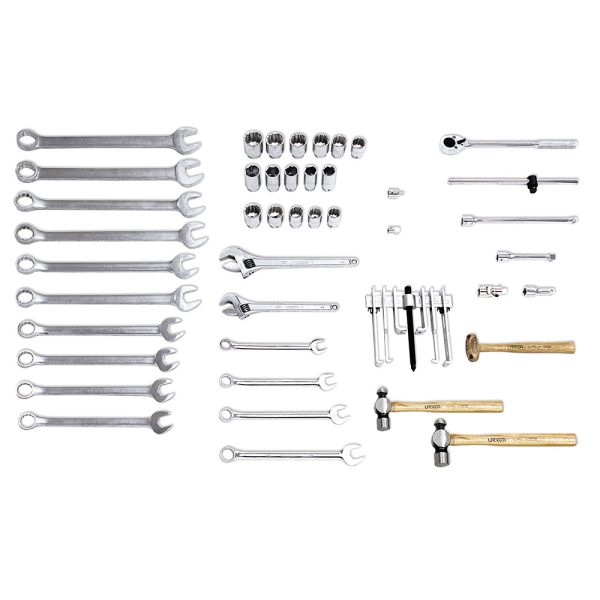 98300.jpg 98300 - Juego básico industrial para mantenimiento pesado en pulgadas 44 piezas Urrea