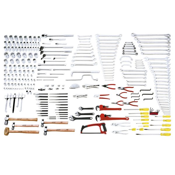 9909 - Juego maestro industrial en pulgadas 269 piezas, sin gabinete Urrea