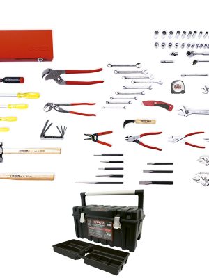 99211M - Juego básico industrial métrico 68 piezas, con caja CPU20A Urrea