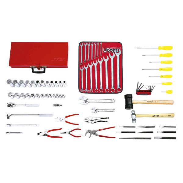 99300 - Juego básico industrial en pulgadas 71 piezas Urrea