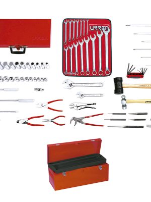 99301 - Juego básico industrial en pulgadas 72 piezas, con caja D7 Urrea