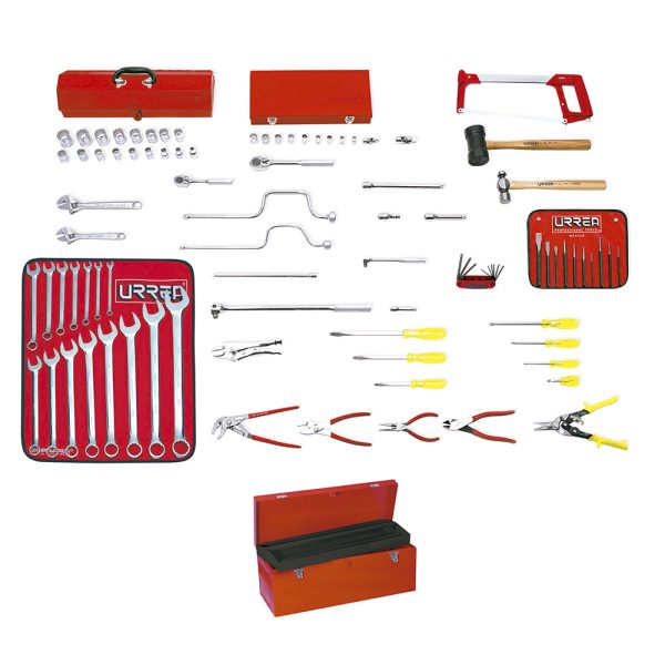 99401 - Juego básico industrial en pulgadas 86 piezas, con caja D7 Urrea