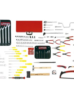 99430M - Juego intermedio industrial métrico 154 piezas, sin gabinete Urrea