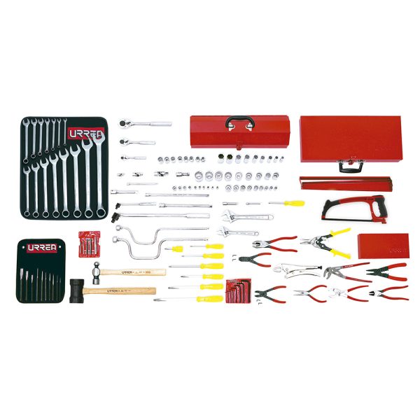 99500 - Juego básico industrial en pulgadas 124 piezas Urrea