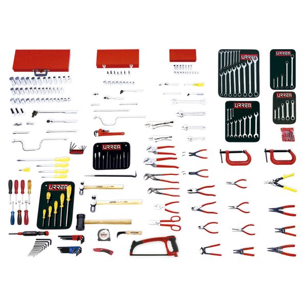 99510 - Juego intermedio industrial en pulgadas 214 piezas, sin gabinete Urrea