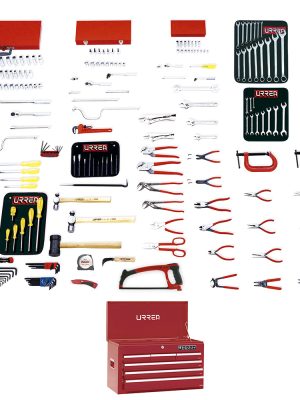 99512 - Juego intermedio industrial en pulgadas 215 piezas, con gabinete EX27S6 Urrea