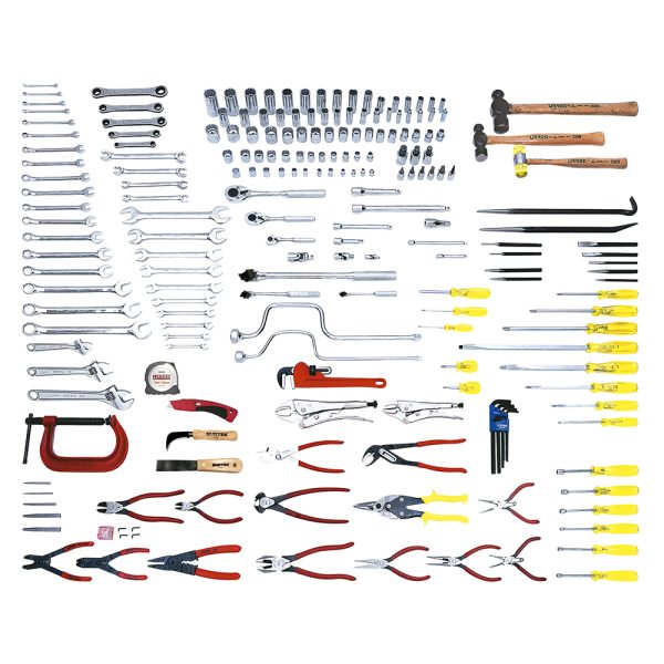 99550.jpg 99550 - Juego intermedio industrial métrico 201 piezas, sin gabinete Urrea