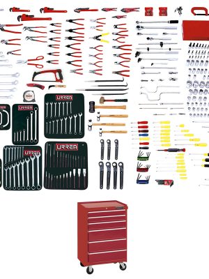 99621 - Juego maestro industrial combinado 398 piezas, con gabinete EX27M6 Urrea