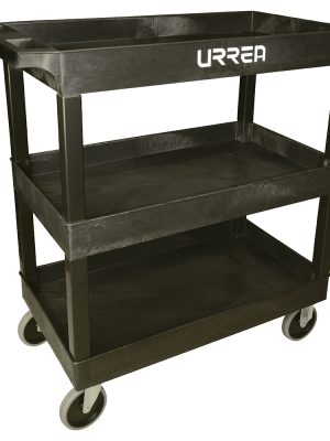 9980P - Carro utilitario plástico 35" x 18" 3 niveles Urrea