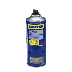 AEM402 - Pintura en aerosol 400 ml color aluminio Surtek