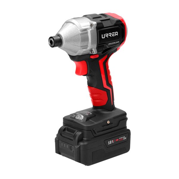 AI1018.jpg AI1018 - Atornillador de impacto 1/4" a batería Litio-ion 18 V 20 Nm Urrea