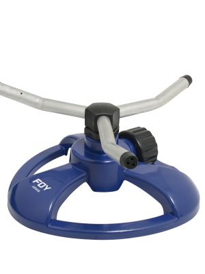 ASPM3B.jpg ASPM3B - Aspersor estacionario con base metálica de 3 brazos, 3/4" GHT Foy