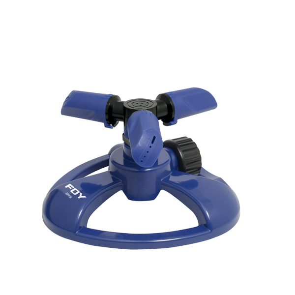 ASPP3B - Aspersor estacionario con base plástica de 3 brazos, 3/4" GHT Foy