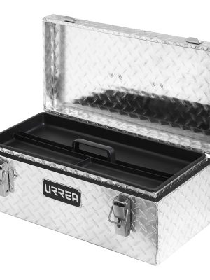 ATB24.jpg ATB24 - Caja portaherramientas de aluminio 24" x 9" x 9" con charola plástica Urrea