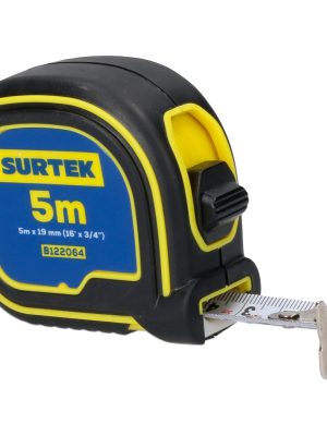 B122064 - Flexómetro con carcasa soft grip 5 m x 3/4" Surtek