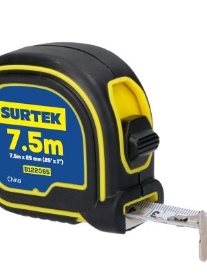 B122065 - Flexómetro con carcasa soft grip 7.5 m x 1" Surtek