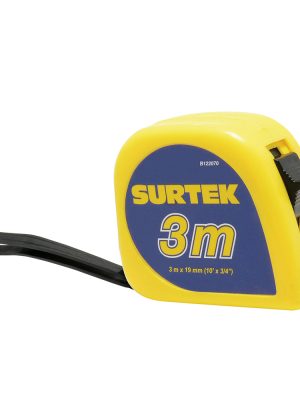 B122070 - Flexómetro con carcasa de plástico invencible 3 m x 3/4" Surtek