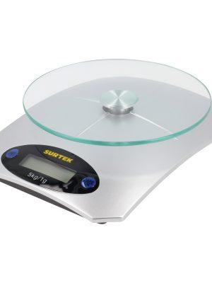 BADCP - Báscula digital para cocina con plato 5 kg Surtek