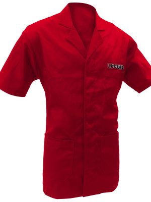 BAT200M - Bata color rojo talla M Urrea
