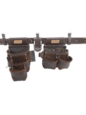 BN134 - Portaherramientas de piel con cinturón 16 bolsillos Urrea
