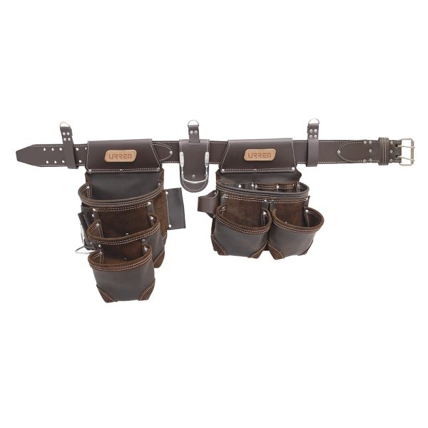 BN134.jpg BN134 - Portaherramientas de piel con cinturón 16 bolsillos Urrea
