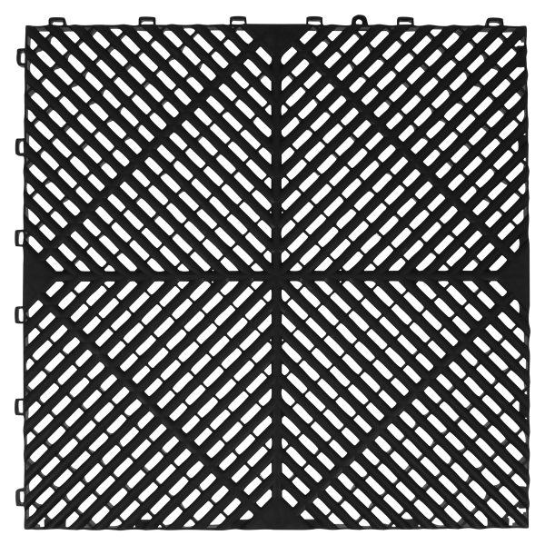 BPIM - Baldosa central para piso modular 40 X 40 cm, 25 piezas Surtek