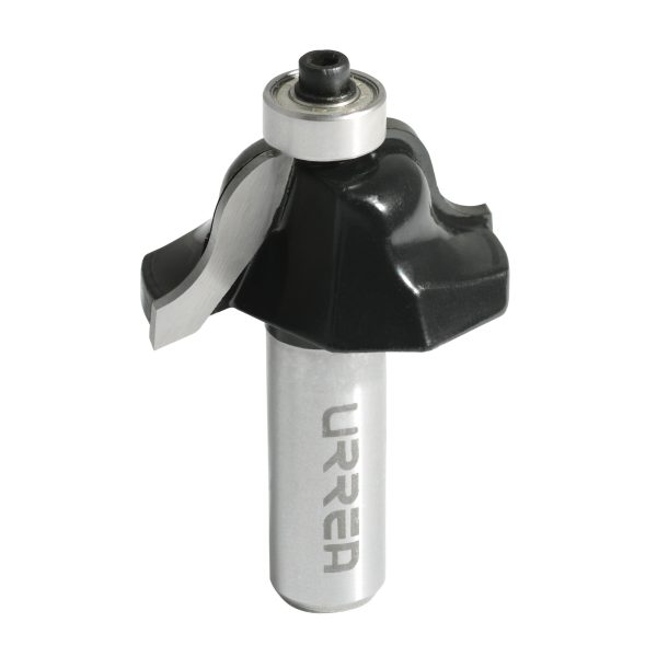 BR1204 - Broca para router de acero romana con balero 1-5/8" zanco de 1/4" Urrea