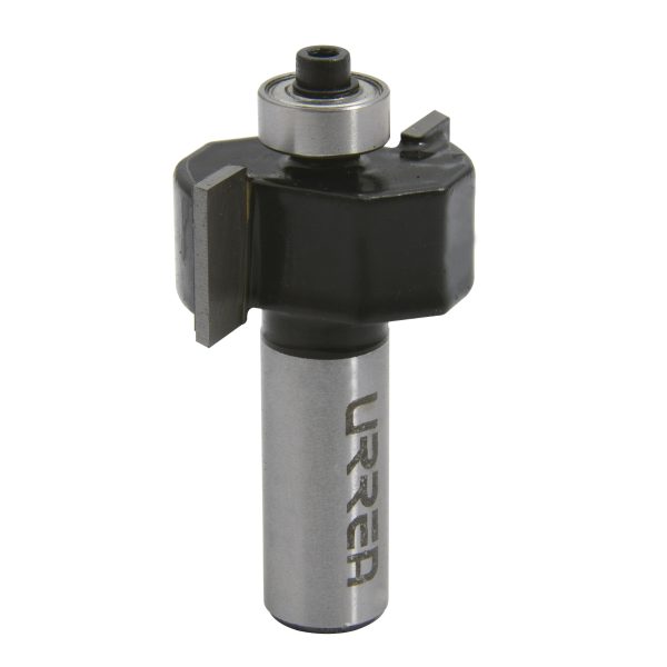 BR1207 - Broca para router de acero rebajadora con balero 1-1/4" zanco de 1/2" Urrea