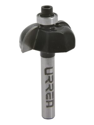 BR1422.jpg BR1422 - Broca para router de acero bocel cuarto con balero 1-1/8" zanco de 1/4" Urrea