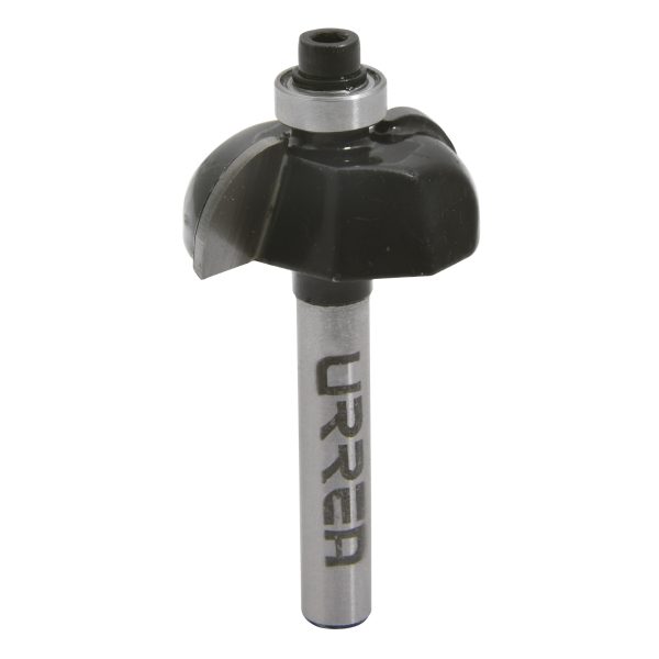 BR1422 - Broca para router de acero bocel cuarto con balero 1-1/8" zanco de 1/4" Urrea