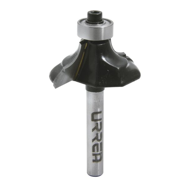 BR1425 - Broca para router de acero clásica con balero 1-3/8" zanco de 1/4" Urrea