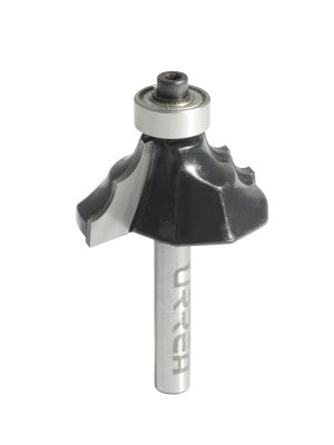 BR1427.jpg BR1427 - Broca para router de acero moldura clásica con balero 1-3/8" zanco de 1/4" Urrea