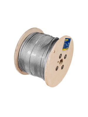 CA238.jpg CA238 - Cable de acero con guardacabo 1/4" x 457 m construcción de 7 x 19 Surtek