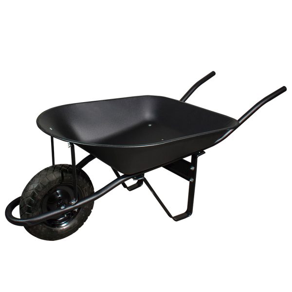 CAF402 - Carretilla con bastidor metálico 4 Ft3 llanta neumática de 2 capas Foy