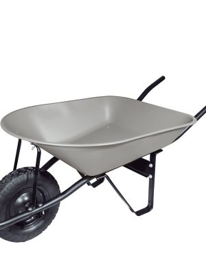 CAF454 - Carretilla con bastidor metálico 4.5 Ft3 llanta neumática reforzada de 4 capas Foy