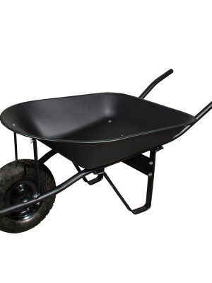 CAF554 - Carretilla con bastidor metálico 5.5 Ft3 llanta neumática reforzada de 4 capas Foy